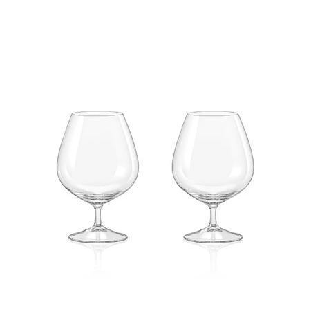 Eternity S/2 Crystal Brandy Glasses