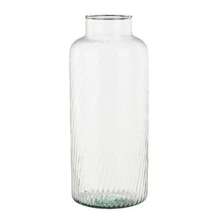 Evan Vase Recycled Glass H35