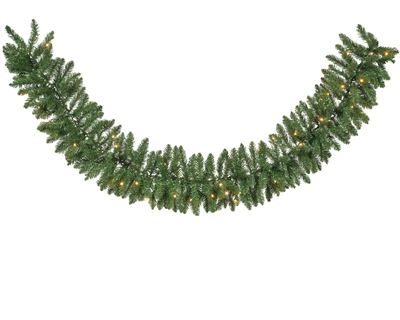 Everest Garland BO Prelit Green/Soft Gold L.180cm - image 1