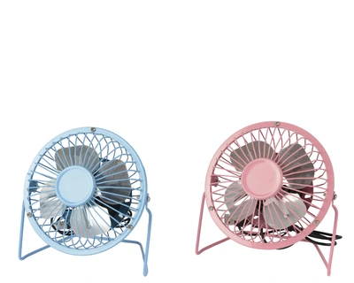 Fan Iron Solid Paint Colour 2Col  Asst.H.15Cm - image 1