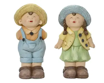 Figures Polymagnesium 2 Asst. W.20Cm X H.38.5Cm - image 1