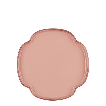 Firenze Breakfast Plate L. Pink - H2,5Xd21Cm