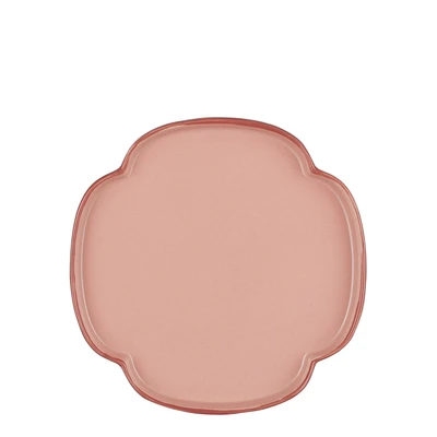 Firenze Breakfast Plate L. Pink - H2,5Xd21Cm