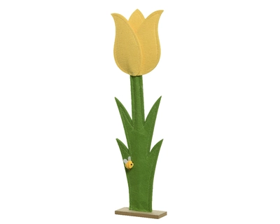 Flower Felt Insect On Flower Stem