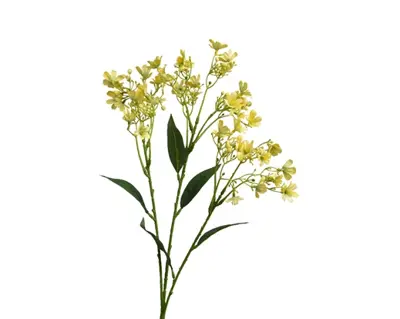 Flower Jasmine On Stem Polyester H72.00cm yellow