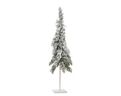 Flurry Fir Mini Tree Frosted Green/White H.75cm - image 1
