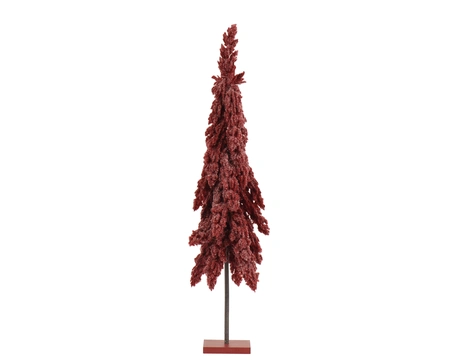 Flurry Fir Mini Tree Glitter Burgundy H.75cm