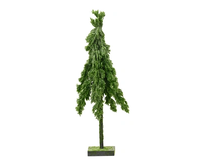 Flurry Fir Mini Tree Glitter Light Green H.45cm - image 1