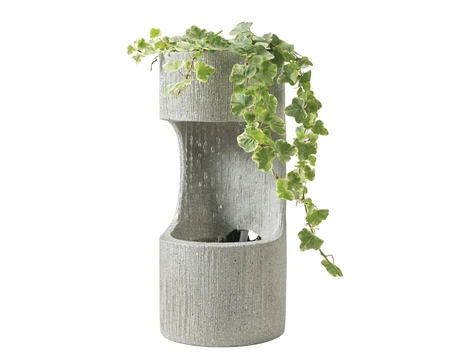 Fountain Cylinder Polyresin 3Col Asst. D.16Cm X H.35Cm - image 4