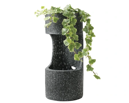 Fountain Cylinder Polyresin 3Col Asst. D.16Cm X H.35Cm - image 6