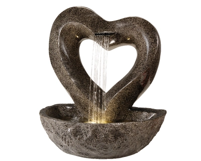 Fountain Heart Polyresin Transformer Outdoor H72.00cm-6L anthracite - image 2