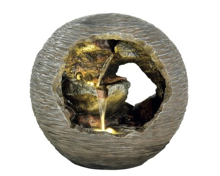 Fountain Rock Ball Polyresin 2022 H48cm-12L