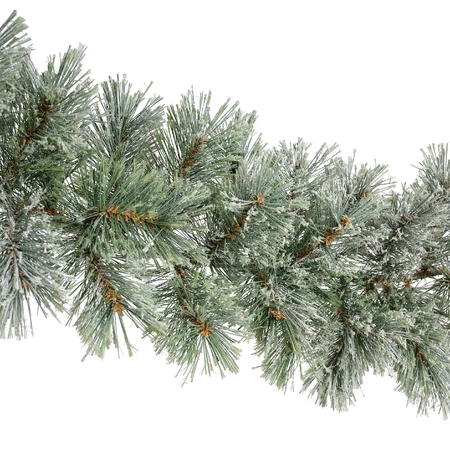 Frosted Cashmere Garland Green/White 19x29x270cm - image 2