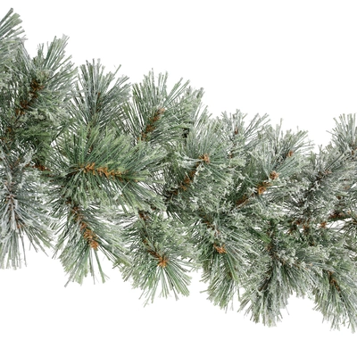 Frosted Cashmere Garland Green/White 19x29x270cm - image 2
