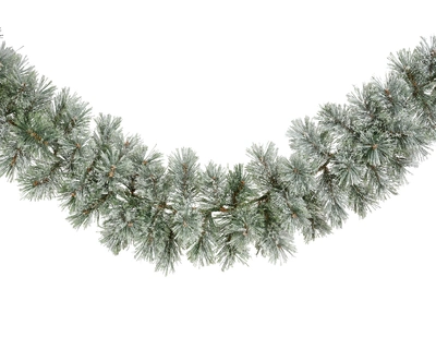 Frosted Cashmere Garland Green/White 19x29x270cm - image 1