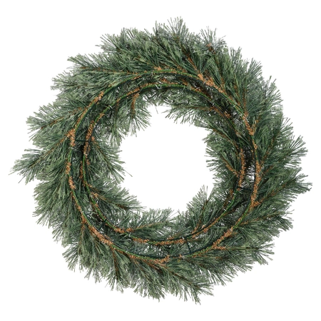 Frosted Cashmere Wreath Green/White dia63x20cm - image 3