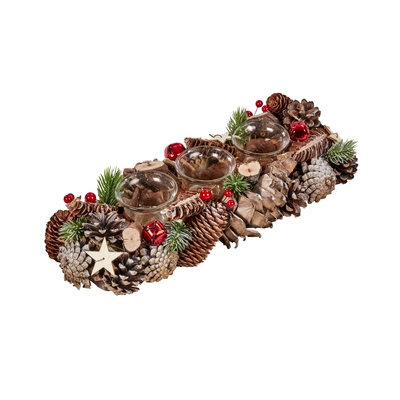 FrostStar Trio Candle Holder - 36cm - image 2