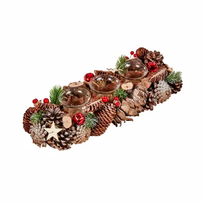 FrostStar Trio Candle Holder - 36cm - image 2