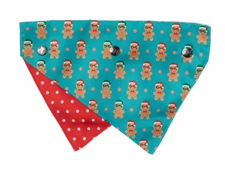 FuzzYard Xmas Bandana Ginger Homies S/M