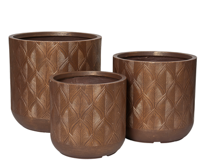 Gabriel Planter  Aubergine dia44.50-H43cm