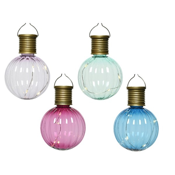 Garden Light Plastic Assorted Dia8X11Cm4L Jones Garden Centre