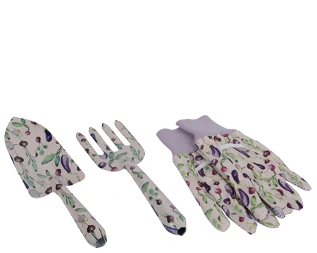 Garden Tool Set Steel With Vegetable Print Mix White H.28Cm - image 2