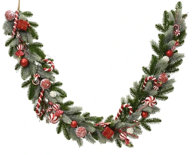Garland Green/Red L.180cm