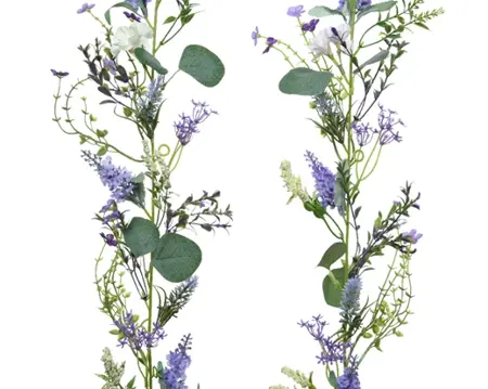 Garland Lilac Pe 2Col  H180.00cm - image 1