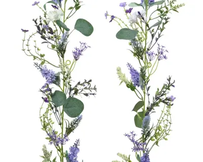 Garland Lilac Pe 2Col  H180.00cm - image 1