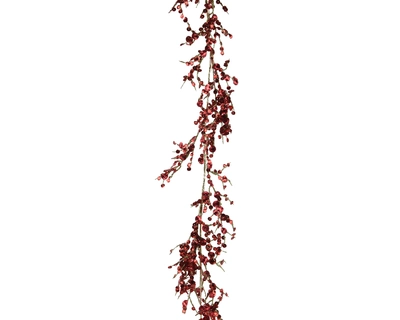 Garland Pe christmas red H130cm