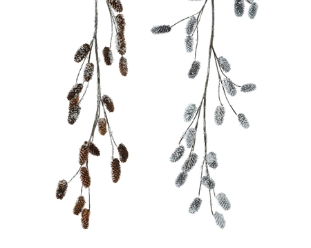 Garland Pinecone natural H130cm