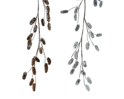 Garland Pinecone natural H130cm
