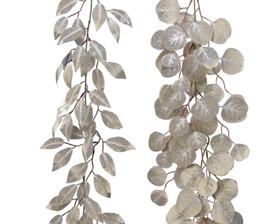 Garland Plastic Glitter 2Ass Champagne L18-H150cm - image 3