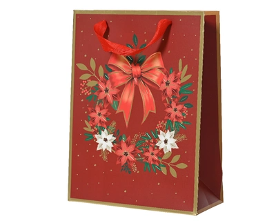 Giftbag Paper red/colour W30-H42cm
