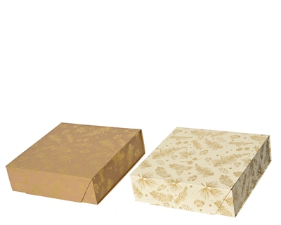 GiftBox CardBOard Pine Asst. W.28cm