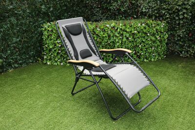 Grey Multi-Position Relaxer Chair - image 3