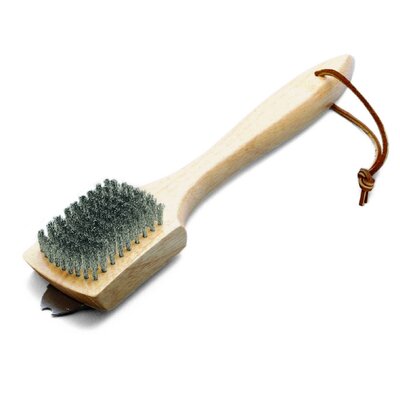 Grill Brush Bamboo Handle 30cm