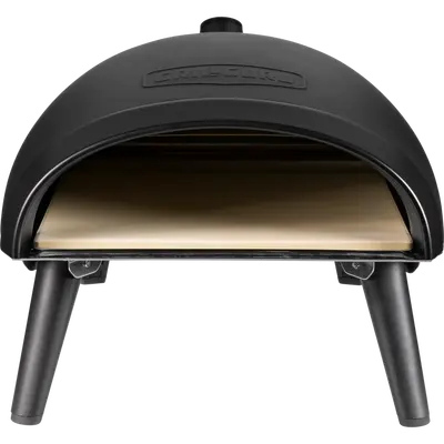 Grill Guru Gas Pizza Oven Black