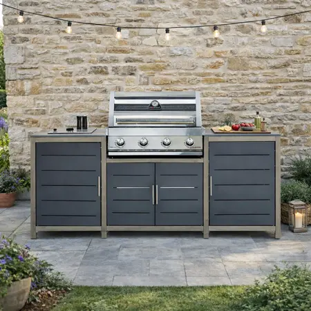 Grillstream Sanctuary Birch 4 Burner Deluxe Outdoor Kitchen - image 1