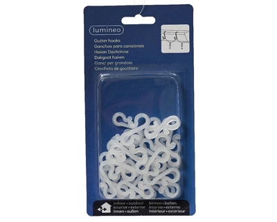 Gutter Hooks Outdoor white Small - image 2
