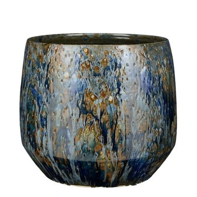 Harris Pot Round Blue - H29Xd32Cm