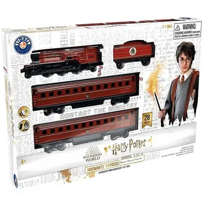 Hogwarts Express Train Complete Set. With Lights And Sounds From The Harry Pott