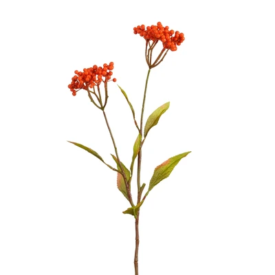 Holly Spray Orange  L75Cm