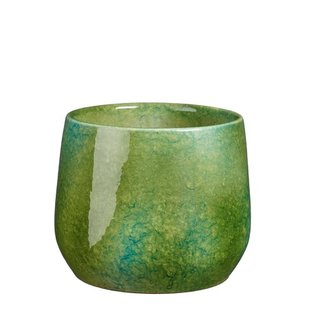 Hugo Pot Round Green H17Xd19Cm