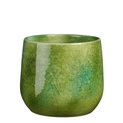 Hugo Pot Round Green  H21Xd22Cm