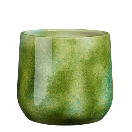Hugo Pot Round Green H25Xd28Cm