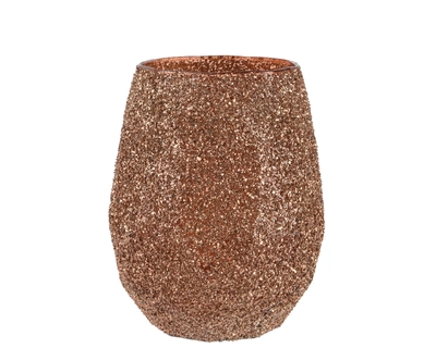 Hurricane Glass brown dia14.50-H18.50cm