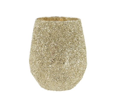 Hurricane Glass gold dia14.50-H18.50cm