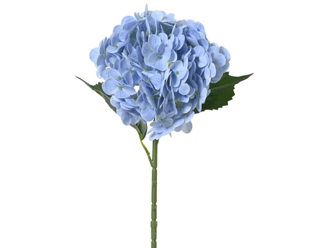 Hydrangea Polyester Real Touch Blue H.67Cm