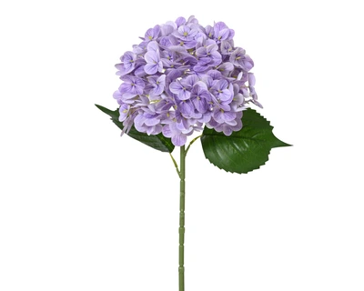 Hydrangea Polyester Real Touch Purple H.67Cm